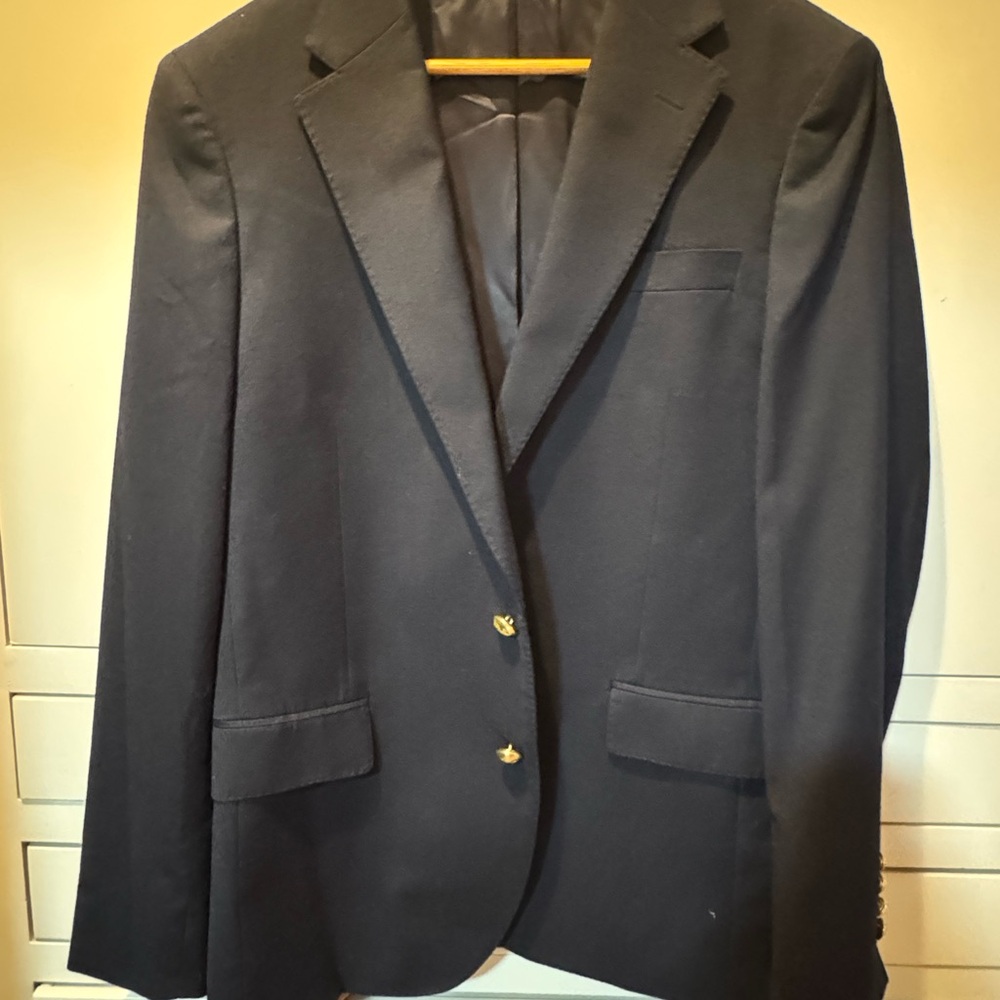 Ralph Lauren Navy Blazer with Gold Buttons